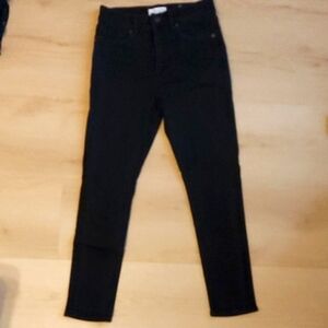 LOFT Petite Skinny Black Jeans 26P